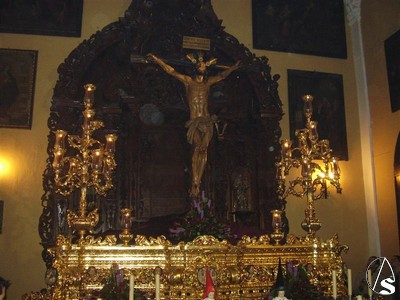 Altar de cultos del Cristo de la Expiración 