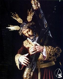 La  imagen de Nuestro Padre Jesús es una portentosa talla de autor desconocido, atribuyéndose a Pedro Roldan o a algún discípulo 