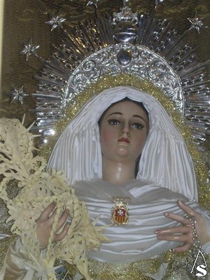  La Virgen de la Palma es de autor desconocido del siglo XVII