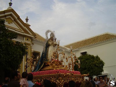 El paso de la imagen de San Juan es el que se utiliza para la procesión de la Virgen de los Remedios 