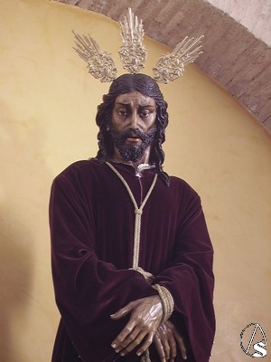  Jesus cautivo fue realizado por Jesús Dominguez y reformado por Augusto Morillas