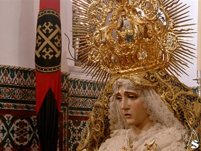 La Virgen de los Dolores a finales de los años ochenta fue sometida a restauración por parte de Isaac Navarrete y Rosario Martínez 