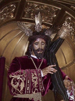 La imagen de Ntro. Padre Jesús del Gran Poder fue tallada por el escultor Carlos Bravo Nogales 