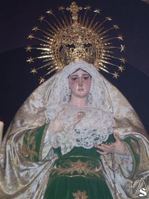 Virgen de la Piedad, dolorosa muy venerada en Sanlúcar 