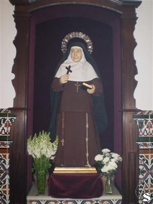 Santa Ángela de la Cruz, titular de la Hermandad 
