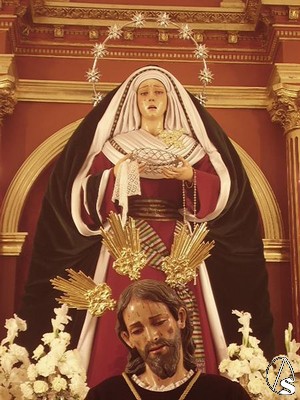 La hermandad fue aprobada canónicamente el 28 de febrero de 1990 siendo su madrina la hermandad de la Vera Cruz 
