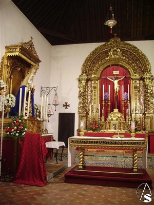 Interior de la Ermita del Cerro de San Juan 
