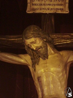 El Cristo de la Vera Cruz es una obra anónima de principios del siglo XX 