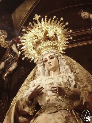 María Santisima fue realizada a finales del siglo XVII o principios del XVIII 