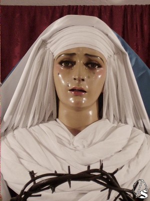 La Virgen del Amparo vestida de hebrea 