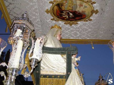 Gloria del techo de palio para la Virgen de los Reyes (Sastres)