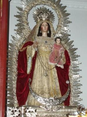 Virgen del Rosario, iglesia parroquial 