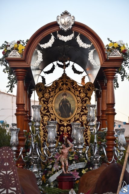 Medalla San Benito Abad en plata - La Casa del Cofrade