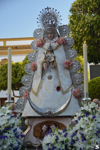 La Virgen del Rocío vuelve a las calles de Sanlúcar