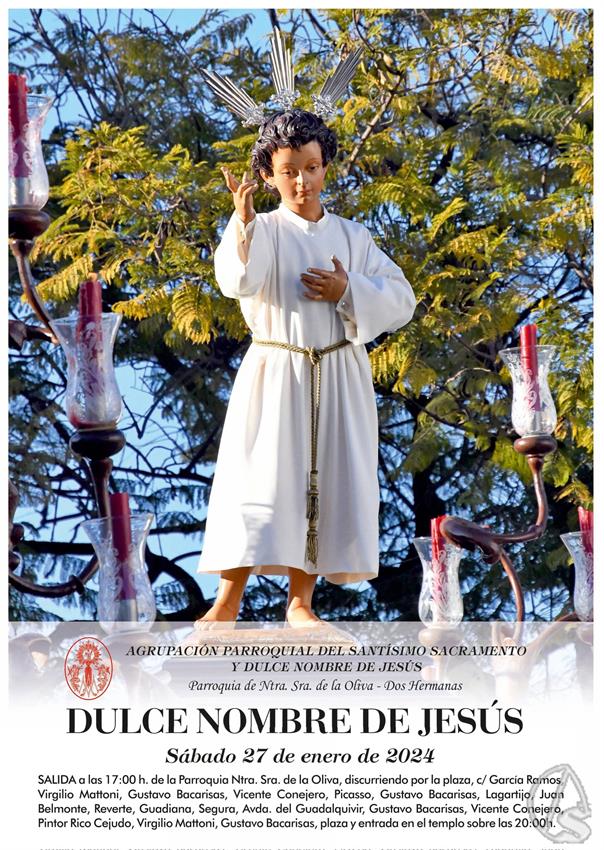 cartel_procesion_dulce_nombre_de_Jesus_2024